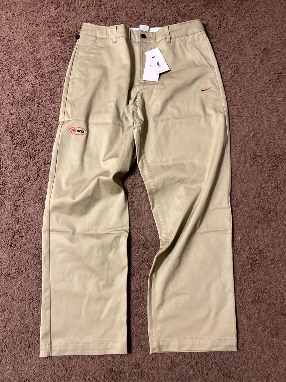 Nike Airmax SE x Liverpool FC Chino Casual Sports Pants HJ1048-250 Size 34